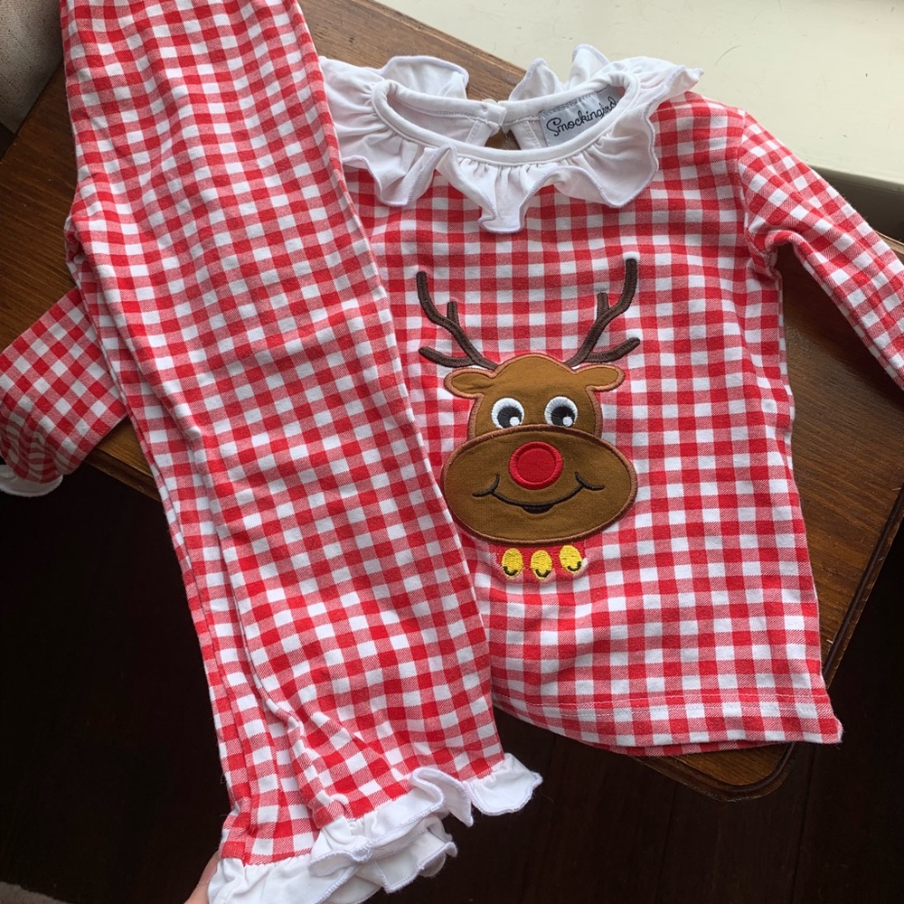 Smockingbird Pajama Set